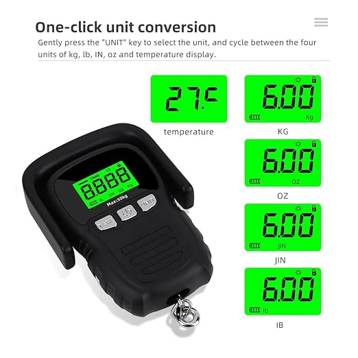 Hanging Scale Luggage Scales Digital Crane LCD Display Hook,Backlight Portable Fishing Travel Mini Electronic Weighing