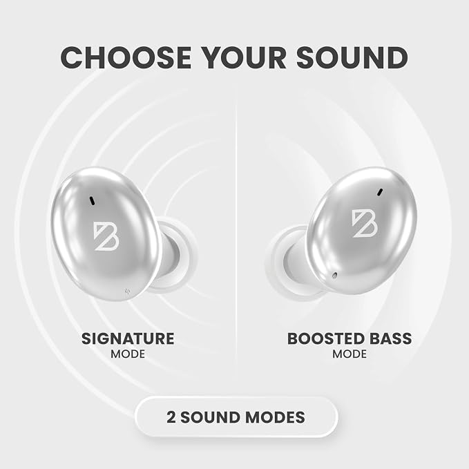 Back Bay Audio Wireless Earbuds for Small Ears, Award-Winning Sound w/Bass Mode, Durable Sweatproof Bluetooth Earbuds, Comfortable for All Ears