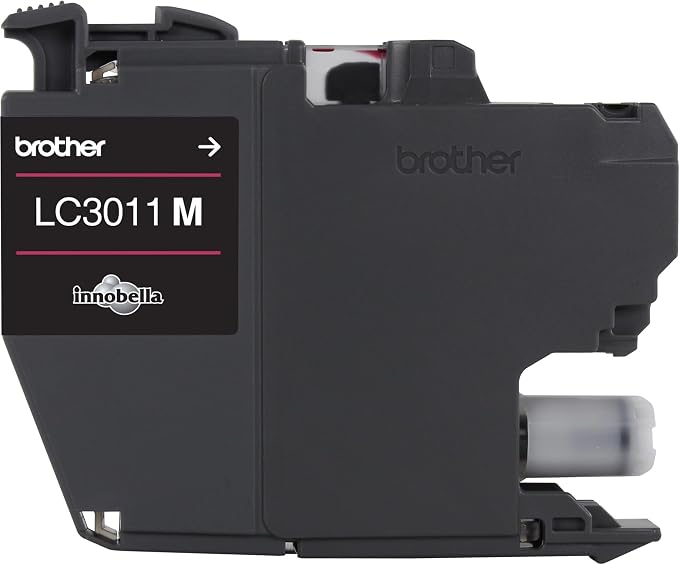 Brother Printer LC3011M Single Pack Standard Cartridge Yield Up to 200 Pages LC3011 Ink Magenta