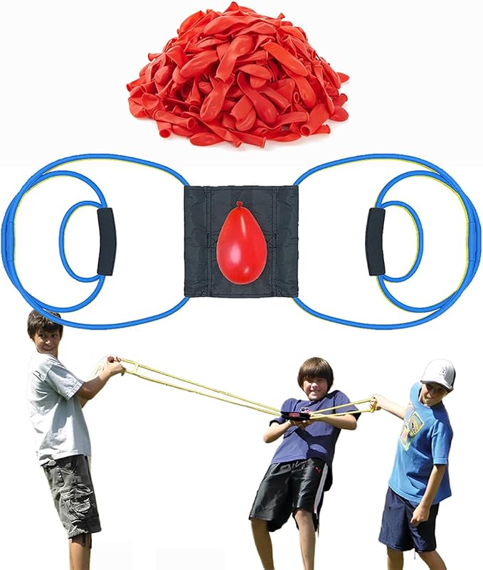 Water Balloon Launcher (dark blue-1);water balloon slingshot Beast 400-yard;500 Waters Balloons
