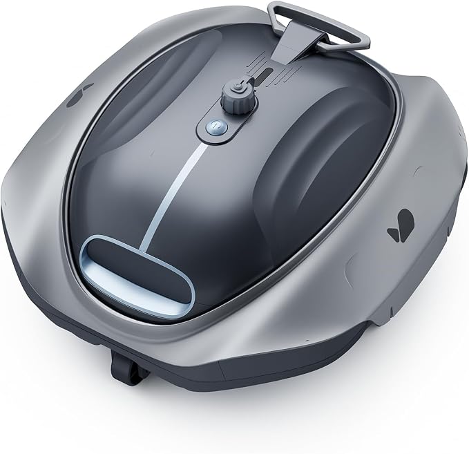 (2026 New) Bubot 300P Cordless Pool Vacuum for Above Ground Pool, Robotic Pool Cleaner with Bluehole Suction, DirtLock 2.0, Dual Filters for Above-Ground Flat Pools up to 850 Sq.Ft. Obsidian