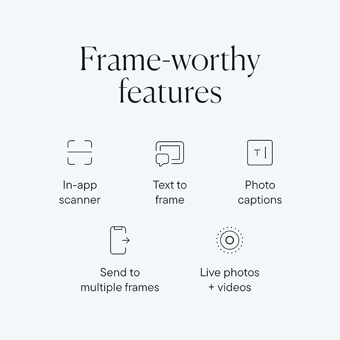 Aura Carver HD WiFi Digital Picture Frame, 10.1”, Add Photos with Aura App, Free Unlimited Storage - Wirecutter’s Pick for Best Digital Photo Frame 2022 - Gravel