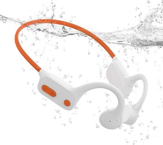 Tayogo Swimming Headphones, Bone Conduction Open-Ear Headphones for Swimming, 32GB MP3 Player & Bluetooth 5.4, Underwater Swimming Headphones, Earbuds Underwater for Running Cycling Workout