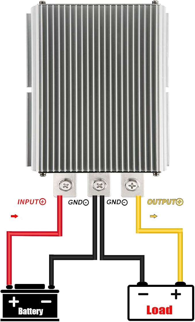 60A 720W 12v Golf Cart 48V 36V to 12V Converter Voltage Regulator Golf Cart Voltage Converter Waterproof