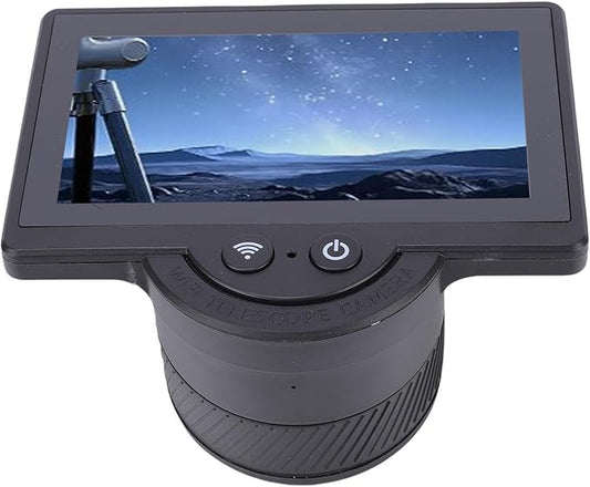 Fabater WiFi Telescope Camera Eyepiece, Electronic Eyepiece Camera with 4.3 Inch Screen, Fits to 26mm to 47mm Telescopes, App Control for Astrophotography, Birds Watching