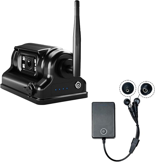 Magnetic WiFi Backup Camera with INSEETECH 8700mAh Magnetic 12V Battery Pack