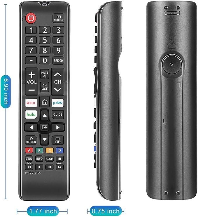 for Samsung-Smart-TV-Remote-Replacement, Universal for All Samsung TVs (BN59-01315A)