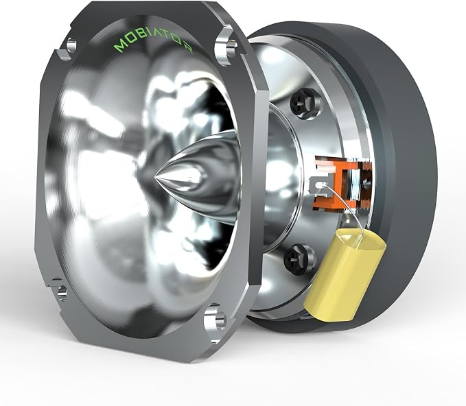 T40HP 4.5" High Compression Hybrid Driver/Tweeter Magnet 1.5" PEI Vc 750 Watts 4-Ohm, Pro Audio, High Frequency (Pair Pack)