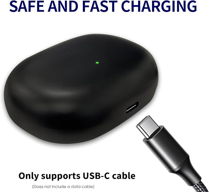 Charging Case Compatible with Beats Solo Buds, USB-C Port Beats Solo Buds Fast Charging Case Replacement,No Earphone