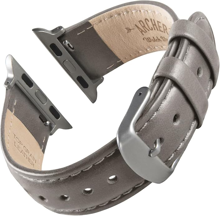 Archer Watch Straps - Top Grain Leather Watch Bands for Apple Watch