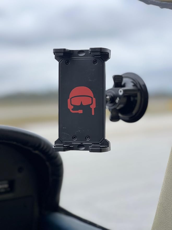 Aviator+ iPad Mount for Airplane Cockpit – Pilot Yoke Mount & Suction Cup Window Holder, Fits iPad mini, Air, Pro, 9th/10th/11th/M4 Gen