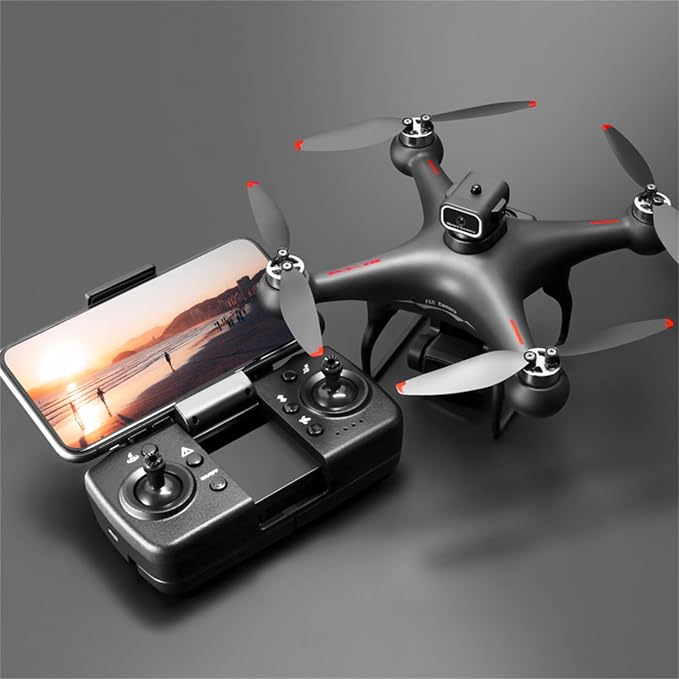ikaufen S116 Drone with Camera for Adults GPS RC Drone With 4K HD Dual Camera WiFi FPV Foldable Quadcopter Aircraft +1 Battery