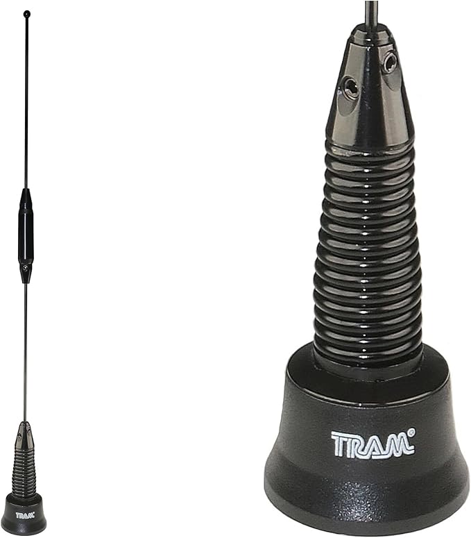 Tram® 150 to 170/440 to 520/800 to 960 MHz 4.12-dBi Gain 17-1/2-In. Tall Pre-Tuned Tri-Band NMO Wideband Antenna