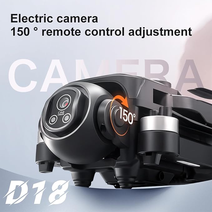 Drone with Dual 2K HD Camera for Adults&Beginner, WiFi FPV Drone,LCD Screen RC,Gesture Selfie&Waypoint Flight,150 Tilt Camera,One-Key Takeoff/Landing,45Min Flight,2 Batteries,Gift for Men