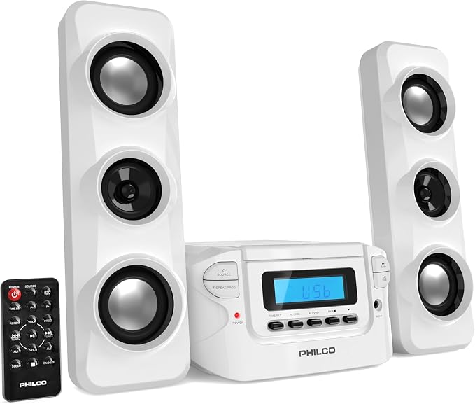 Philco Stereo System (White)