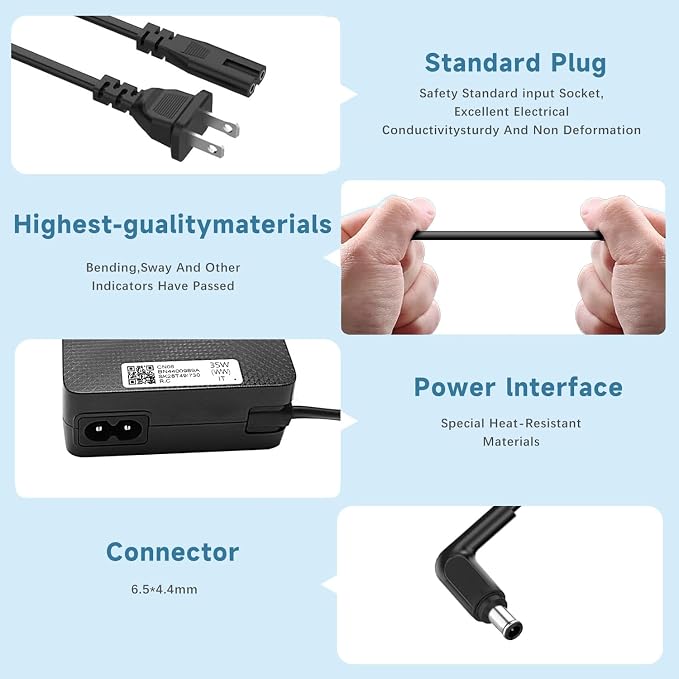 HHZ 35W Monitor Charger Compatible with Samsung A3514-RPN, AC Adapter 14V 2.5A BN44-00990A A SBBSSO8NUIXZA LS24AM506NNXZA LHI3QBRTMGCXZA LC24RG50FQNXZA Power Cord Supply