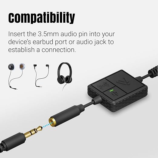IASUS EAR3H-MK2 Helmet Audio Amplifier 12dB Volume Boost - 3.5mm Input and Output - Compatible with Most Helmet Comms Systems with Headphone Earbud Port
