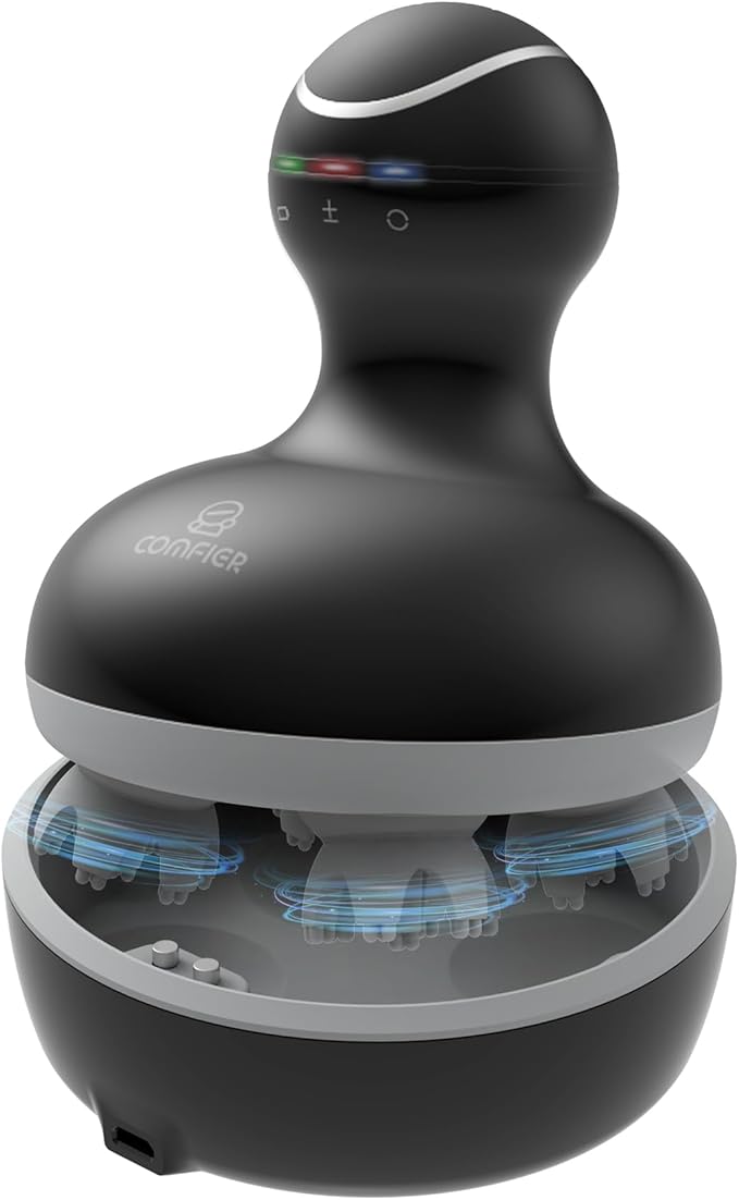 COMFIER Electric Scalp Massager, Waterproof Head Massage & USB Cable 1M,Type C Charger Cord, Charging Cable