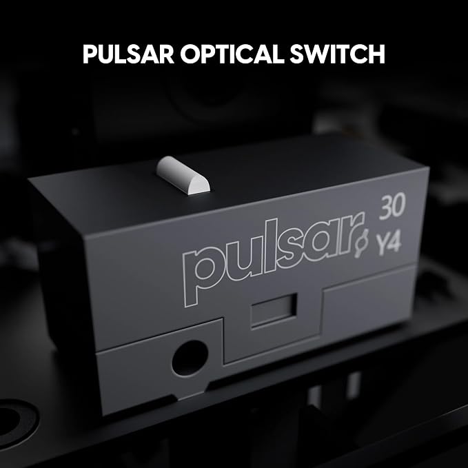 Pulsar Gaming Gears X2H Crazylight Wireless Gaming Mouse, Ultra Lightweight 1.51 oz (43g), Optical Switch, 32000 DPI, 750 IPS, XS-1 Sensor, 8k Compatible (Medium, Wildscape Volcano)