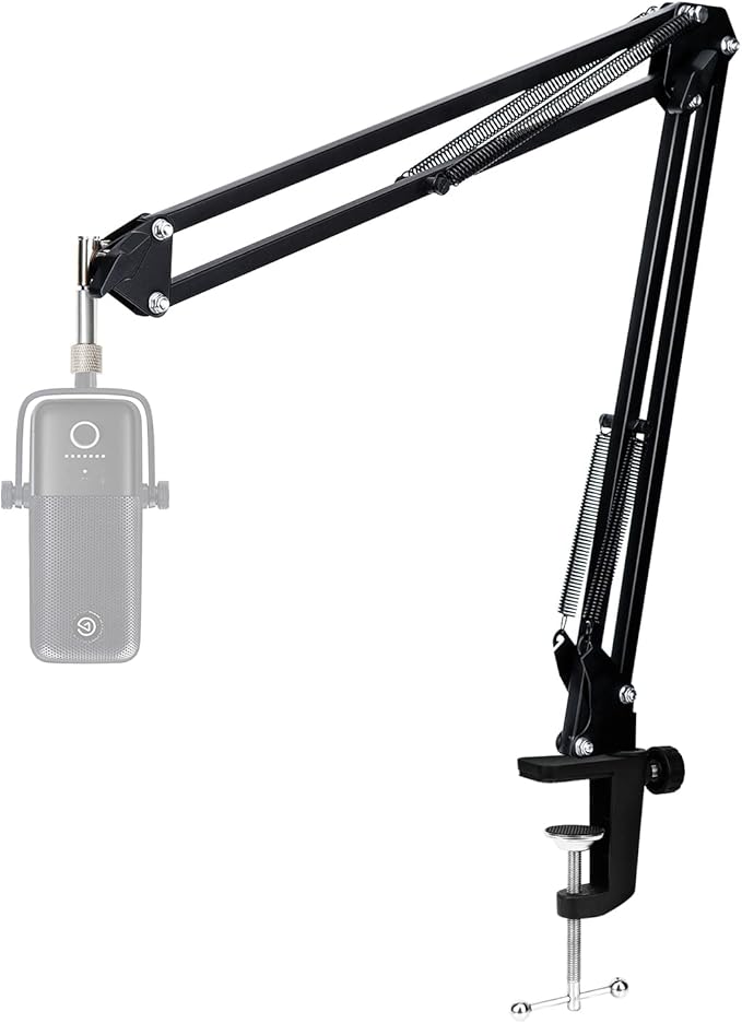 For Elgato Wave 3 Boom Arm, Mic Stand Compatible with Elgato Wave 3 Razer Seiren X Shure SM7B MV7 HyperX QuadCast S SoloCast AT2020 Blue Yeti Fifine AM8 K669B and Other Microphone