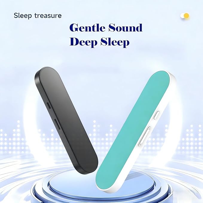 Under Pillow Speaker with Bluetooth, Memory Card Playback, Timer Function/Volume Control, Deep Base Flat Soft Design for Sleep and Bedtime Entertainment(Inky)
