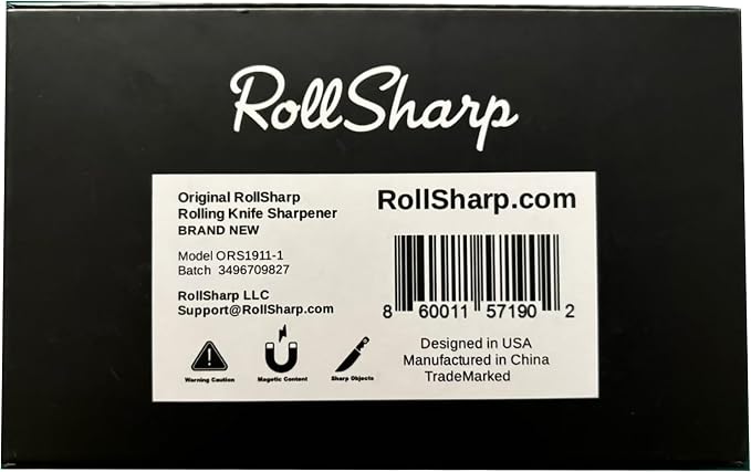 Rolling Knife Sharpener made easy with 2 Diamond Discs & 4 Magnetic Angles 15°/18°/20°/22° for All Kitchen Knife Set, Birthday Gifts for Men & Women