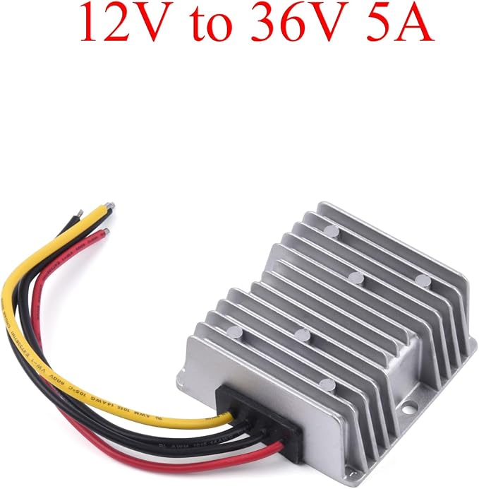 12V to 36V Step Up Converter 5A 180W DC-DC Boost Regulator Voltage Transformer Supply Module for Golf Cart