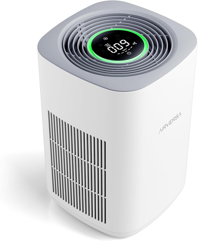 Airversa HomeKit Air Purifier over Thread Works with HomeKit (Home Hub Required) 3-Stage H13 True HEPA Smart Air Cleaner 1000 sq.ft Purelle AP2