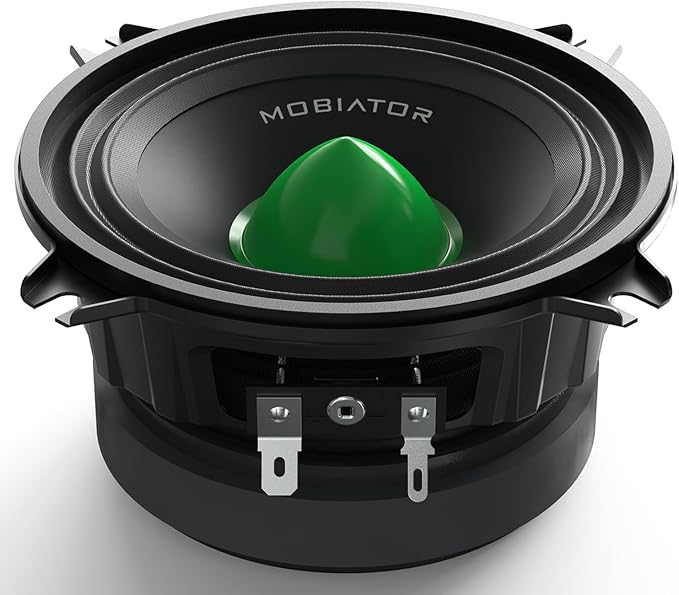 Midrange Loudspeakers MB-M404 4'' 400W Max, 4 Ohms High Efficiency Car Audio Door Speakers for Car or Truck Stereo Sound System-Black (2 Speakers) (MB-M404)