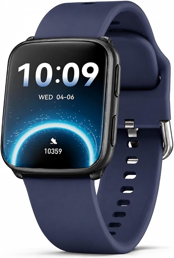 MorePro Fitness Tracker with 24/7 Heart Rate & Blood Pressure Monitor, Blood Oxygen & Sleep Tracker, Smart Watch with Step Calorie Counter, IP68 Waterproof Activity Tracker for Women Men Android iOS