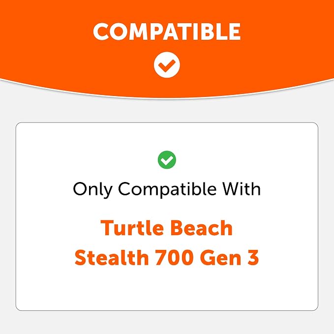 WC Freeze V2 Stealth 700 Gen 3 – Cooling Gel Earpads Compatible with Turtle Beach Stealth 700 Gen 3 by Wicked Cushions | Freeze V2 Cooling Fabric, Enhanced Comfort & Sound Isolation | Black