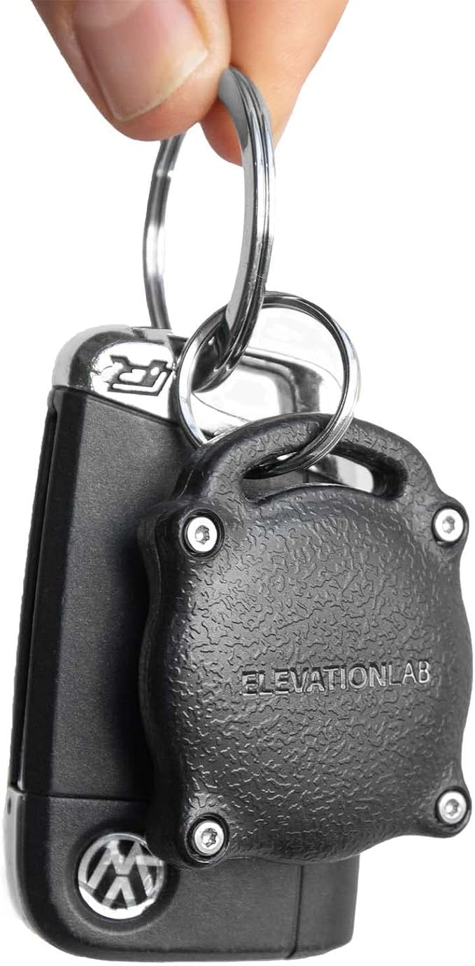 Bundle TagVault Keychain (2) + Surface Mount (2) | for Apple AirTag | by Elevation Lab