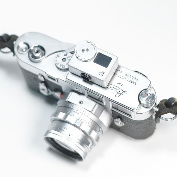 OLED Light Meter, Meter S, New Screen Design, Real-time Metering and One-Button Metering for Vintage Cameras(Black)