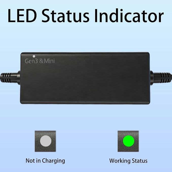 Starlink Power Supply - 195W AC Adapter | Replacement Waterproof Starlink Charger for Mini &Gen3 Standard Kits 16.4FT(5M), 57V 3.42A with Multi-Protection 18AWG