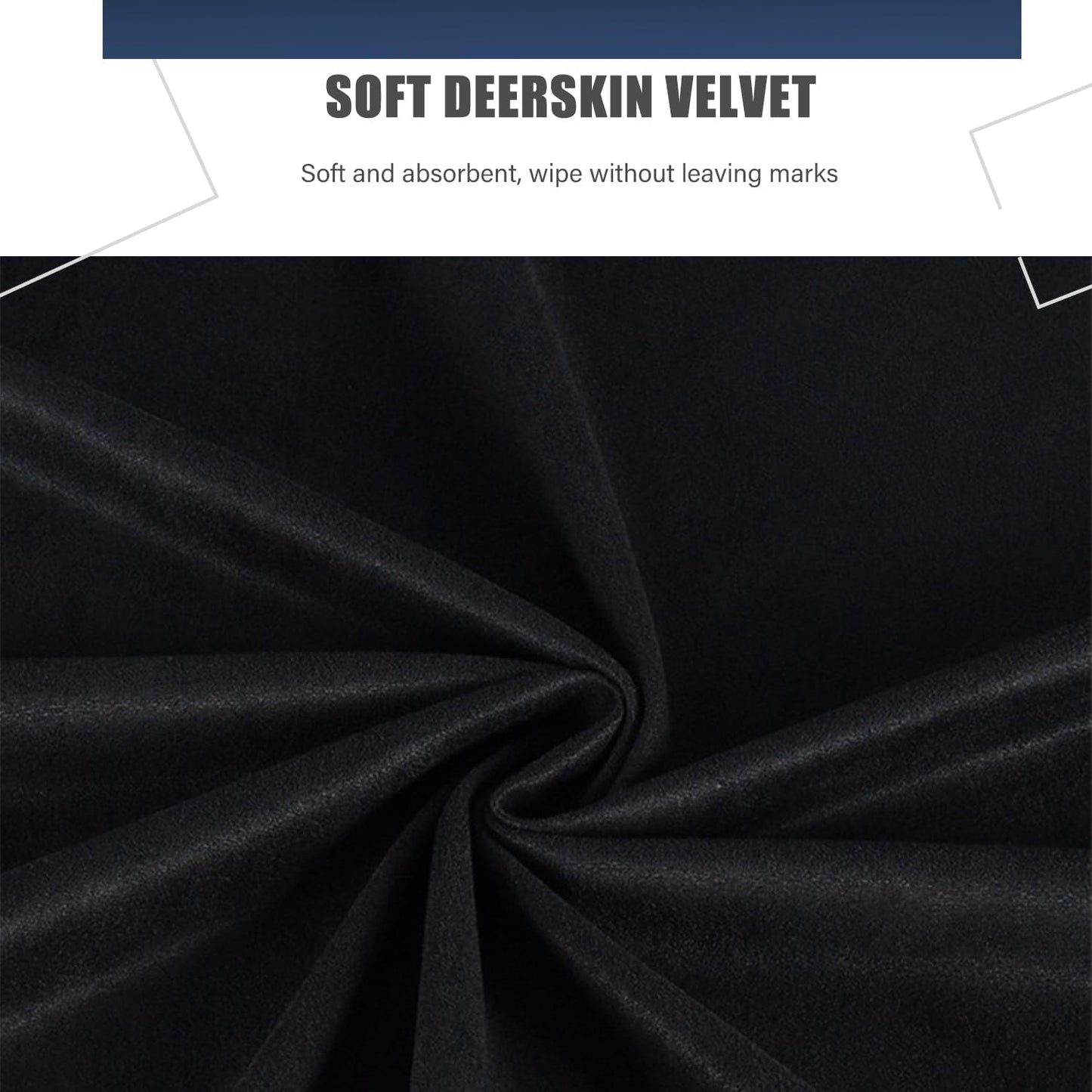 2 Pack Microfiber Liner Cleaning Cloth 15" 16" MacBook Air/MacBook Pro Screen Keyboard Imprint Protection, Keyboard Protector Compatible with MacBook Air 15.3" /MacBook Pro 15"/MacBook Pro 16"-Black