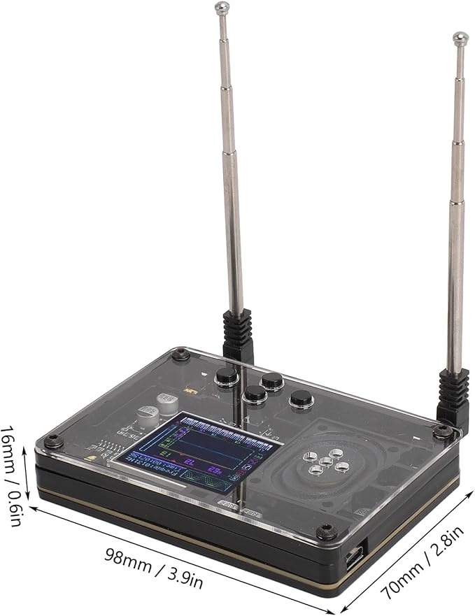 Type C Theremin Mini Theremin with Color Display and Over 70 Voices, for Beginners, Portable Electronic Instrument for Music Lovers