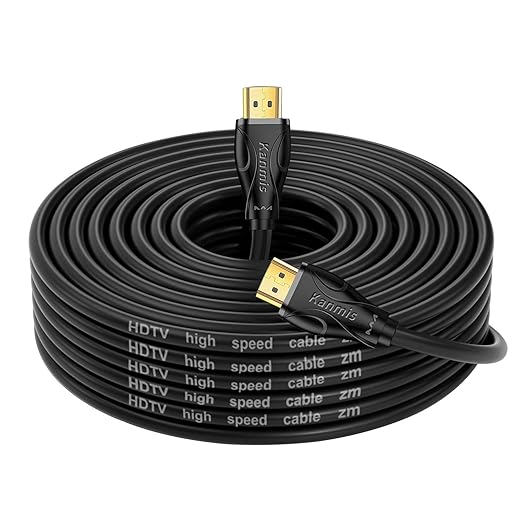 4K HDMI Cable 35ft, High Speed 2.0 Cables &4K@60Hz 2K 1080P, High Speed Gold Plated Connectors hdmi Cord, Compatible with PlayStation Arc PS3 PS4 PC HDTV