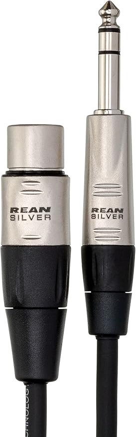 Hosa HXS-030 Pro Balanced Interconnect, REAN XLR3F to 1/4 Inches TRS, 30 Feet