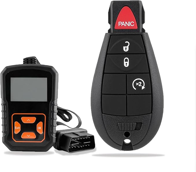 Key Fob Remote Replacement Kit Fits for Dodge RAM 1500/2500/3500 2013 2014 2015 2016 2017 GQ4-53T Keyless Entry Remote Control