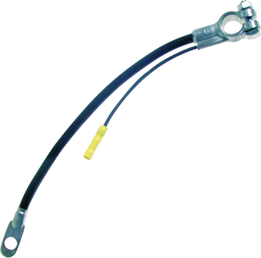 Sherco-Auto USA Black 38" Inch 2 Gauge Top Post Battery Cable with Auxiliary Lead - Made in USA