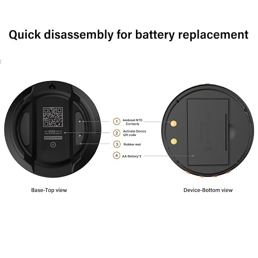 BBQ Grill Base for AT-02 Bluetooth Meat Thermometer