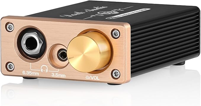Douk Audio U3 PRO HiFi Mini Class A Headphone Amplifier – High-Power Desktop Amp for 18-600Ω Headphones, 1500mW Output, 3.5mm & 6.35mm Jacks, DC 5V