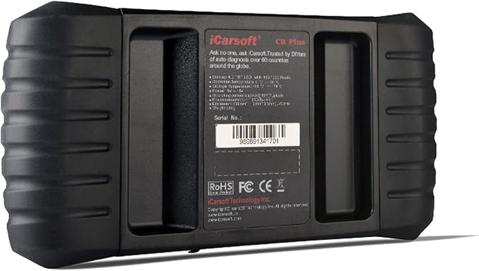 iCarsoft CR Plus Professional Universal OBD2 Diagnostic Scanner for Multi Brand Vehicles ABS SRS Oil Reset