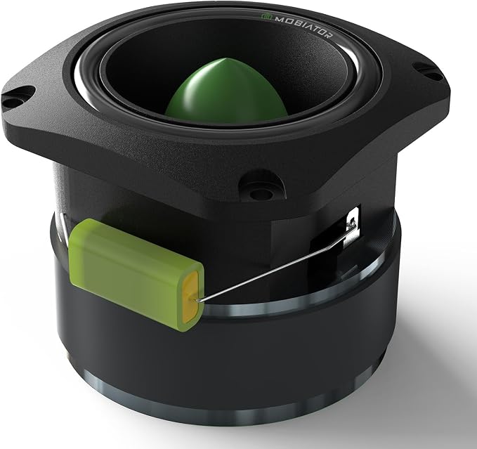 T45B-8 4” Super Bullet Tweeter | Titanium Diaphragm, 8Ohm, 1.5” Voice Coil, 700W Max, Built-in Capacitor Pro Audio High Frequency Driver (Pair Pack)
