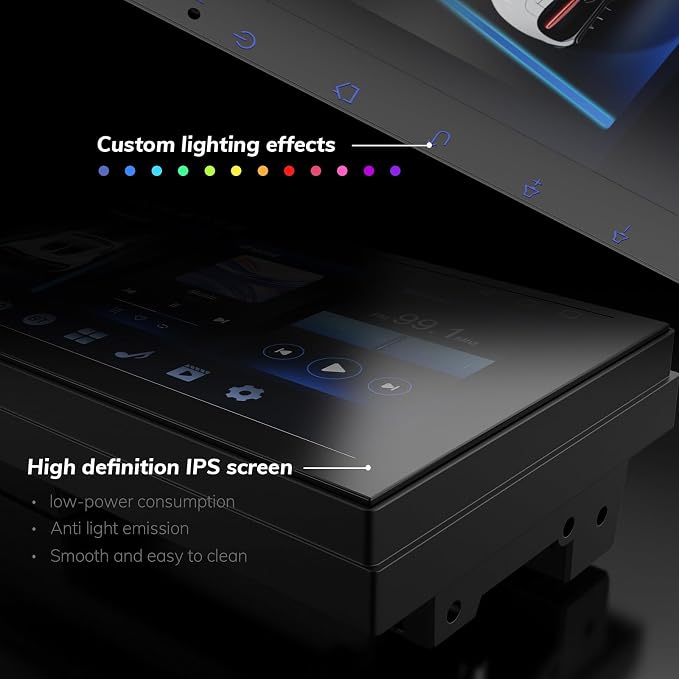 Haudio 7 Inch Double Din Car Stereo with Wireless Apple CarPlay & Android Auto, Android 13 Car Radio 2GB+32GB, GPS Navigation, Bluetooth, WiFi, Backup Camera, FM/RDS, Universal Double DIN Head Unit