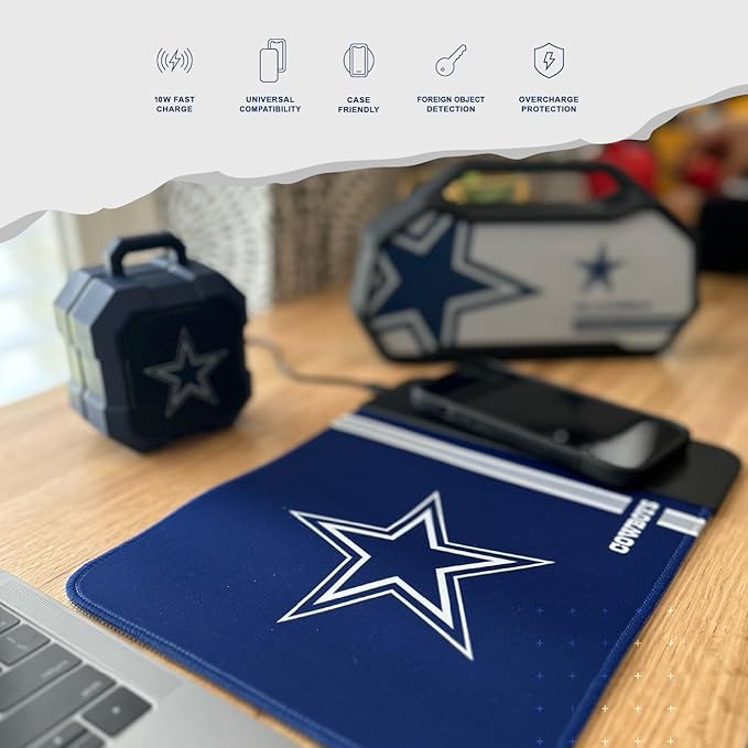 SOAR NCAA Unisex Cell Phone Wireless Charging Mouse Pad