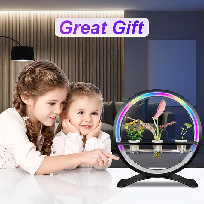 Led Decorations Atmosphere Lights Gifts for Mom Women Girls Kids RGB Color Changing Smart Led Table Ambient Plant Growth Lights APP USB Remote Control for Home Office Decor(Plant Not Included)