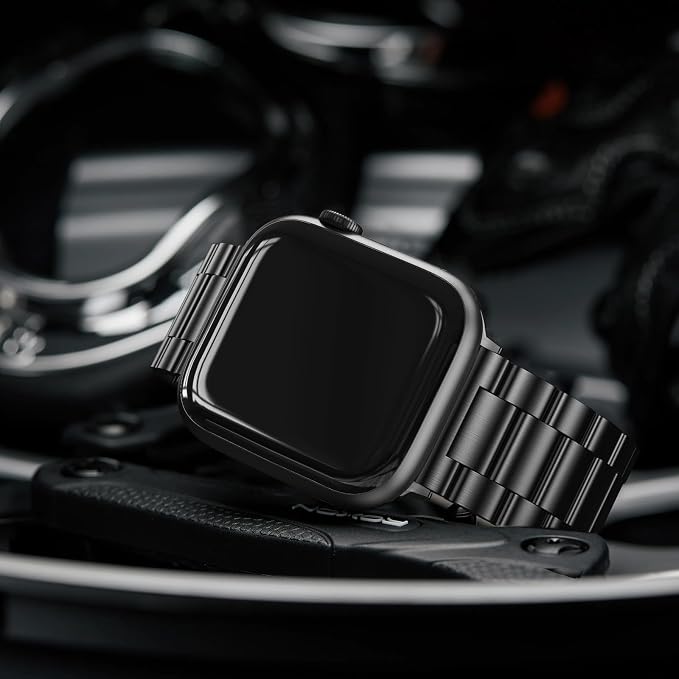 EPULY Metal Band Compatible with Apple Watch Bands for Men 49mm 46mm 45mm 44mm 42mm 41mm 40mm 38mm, Business Stainless Steel Strap for iWatch Bands Series 11 10 9 8 7 6 5 4 3 2 1, SE3 2 1, Ultra3 2 1