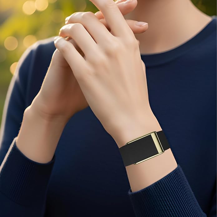 DADO Luxe Tapered Leather Replacement Band Compatible with WHOOP 5.0, One, Peak, and Life Fitness Tracker – Durable & Comfortable | Not for Whoop Gen 4