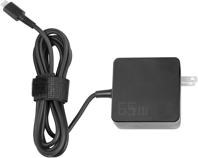 65W USB Type C Charger Compatible with Asus Rog Ally X 2024 2025 Acer Nitro Blaze 7 8 11 Msi Claw A8 Steam Deck 64 256 Go Legion go 2 Gaming Handheld Logitech G Cloud Console Power Supply